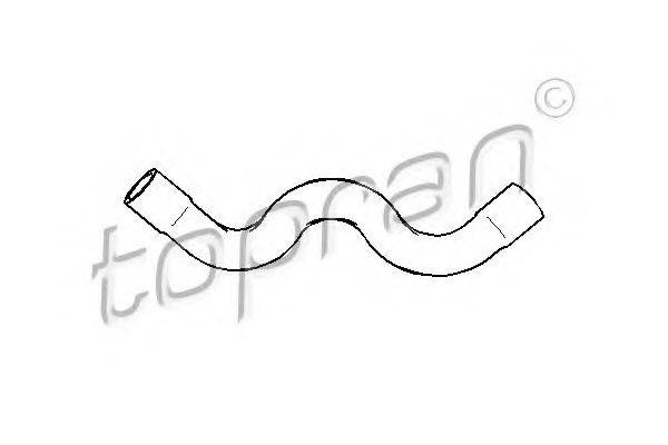 TOPRAN 700514 Шланг радіатора