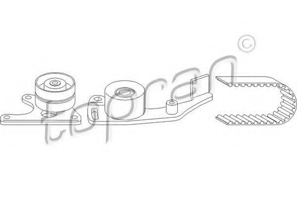 TOPRAN 720144 Комплект ременя ГРМ