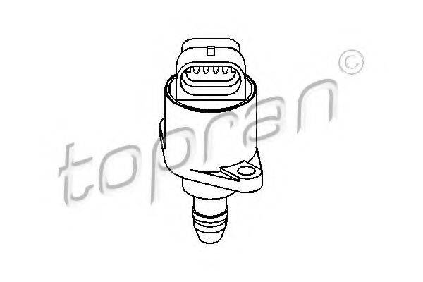 TOPRAN 721455 Поворотна заслінка, підведення повітря