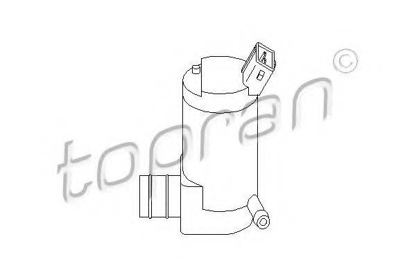 TOPRAN 720281 Водяний насос, система очищення вікон