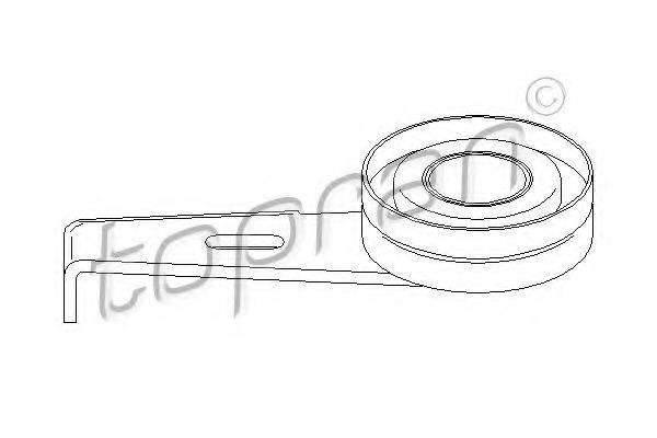 TOPRAN 722406 Натягувач ременя, клинового зубча