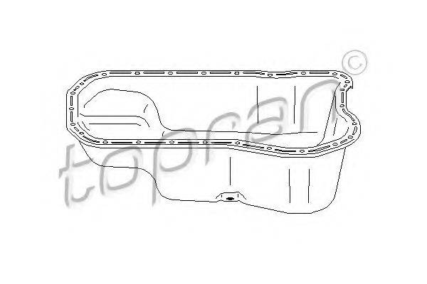 TOPRAN 113274 Масляний піддон