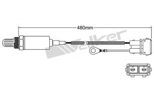 WALKER PRODUCTS 25021037 Лямбда-зонд