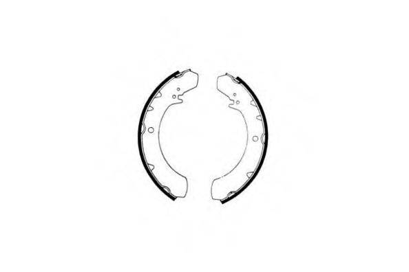 E.T.F. 090273 Комплект гальмівних колодок