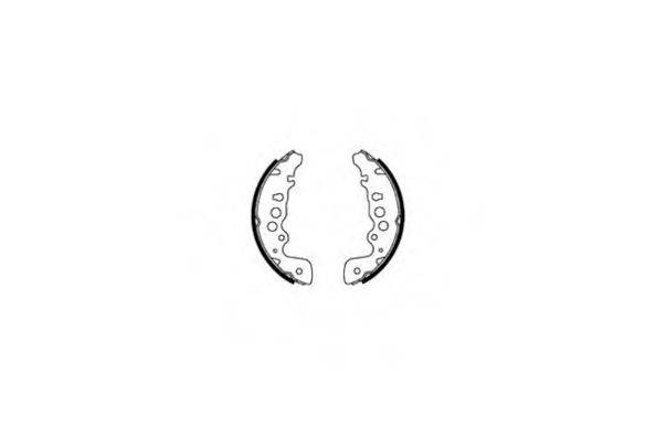 E.T.F. 090547 Комплект гальмівних колодок