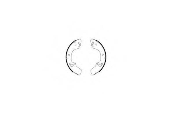 E.T.F. 090575 Комплект гальмівних колодок