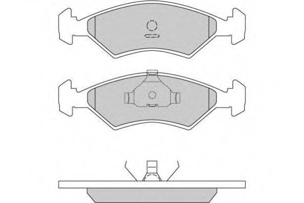 E.T.F. 1201631 Комплект гальмівних колодок, дискове гальмо