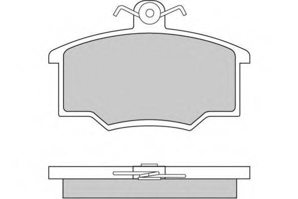 E.T.F. 120281 Комплект гальмівних колодок, дискове гальмо