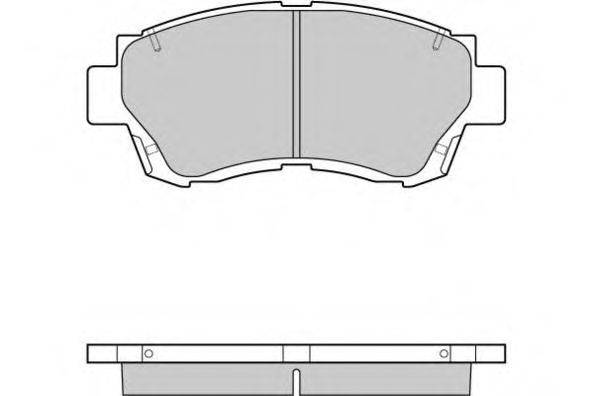 E.T.F. 120635 Комплект гальмівних колодок, дискове гальмо