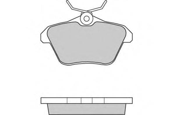 E.T.F. 120680 Комплект гальмівних колодок, дискове гальмо