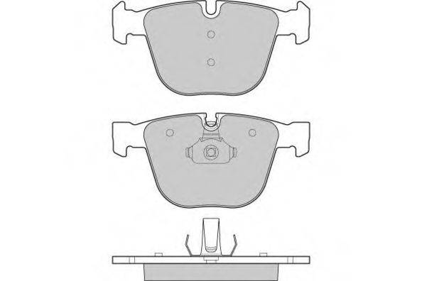 E.T.F. 121115 Комплект гальмівних колодок, дискове гальмо