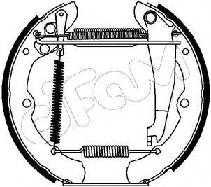 CIFAM 151099 Комплект гальмівних колодок