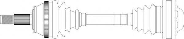 GENERAL RICAMBI AR3055 Приводний вал