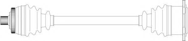 GENERAL RICAMBI AU3126 Приводний вал