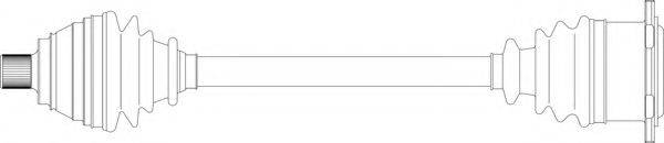 GENERAL RICAMBI AU3128 Приводний вал