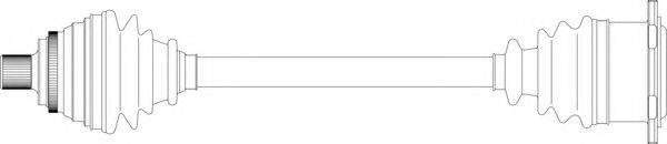 GENERAL RICAMBI AU3198 Приводний вал