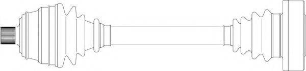 GENERAL RICAMBI AU3266 Приводний вал