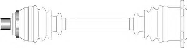 GENERAL RICAMBI AU3299 Приводний вал