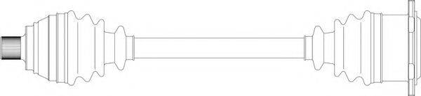 GENERAL RICAMBI AU3300 Приводний вал