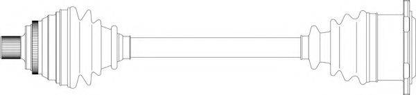 GENERAL RICAMBI AU3302 Приводний вал