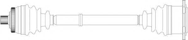 GENERAL RICAMBI AU3331 Приводний вал