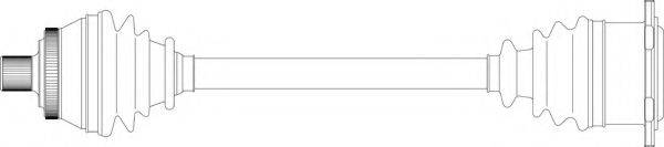 GENERAL RICAMBI AU3336 Приводний вал