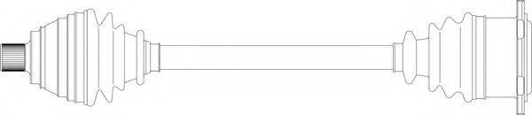 GENERAL RICAMBI AU3349 Приводний вал