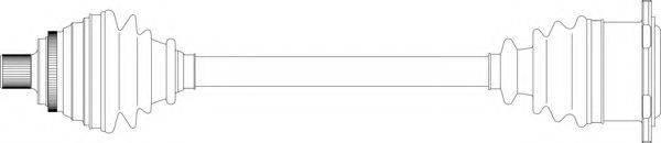 GENERAL RICAMBI AU3351 Приводний вал