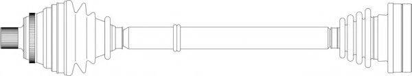 GENERAL RICAMBI AU3358 Приводний вал