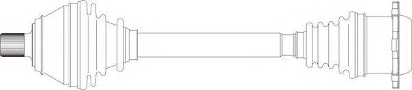 GENERAL RICAMBI AU3377 Приводний вал