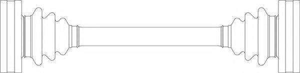 GENERAL RICAMBI BW3002 Приводний вал