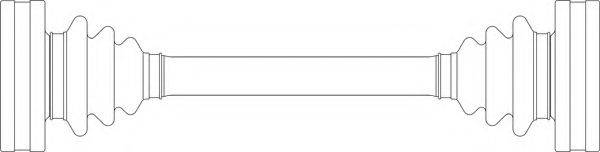 GENERAL RICAMBI BW3007 Приводний вал