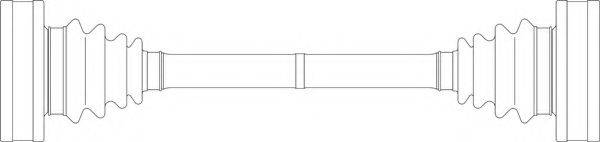 GENERAL RICAMBI BW3041 Приводний вал