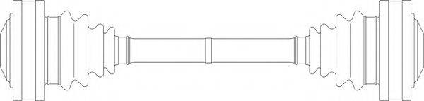 GENERAL RICAMBI BW3044 Приводний вал