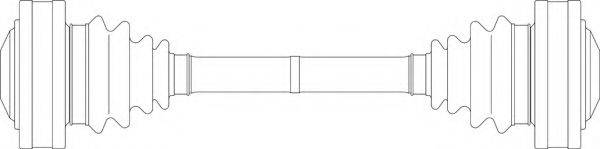 GENERAL RICAMBI BW3065 Приводний вал