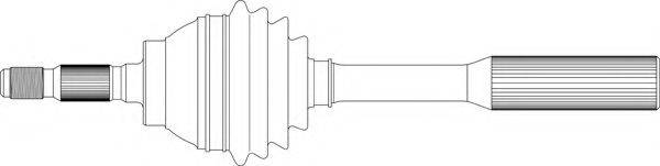 GENERAL RICAMBI CI3007 Приводний вал