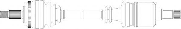 GENERAL RICAMBI CI3099 Приводний вал