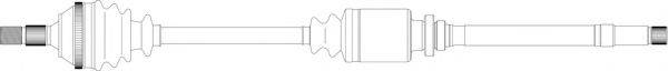 GENERAL RICAMBI CI3158 Приводний вал