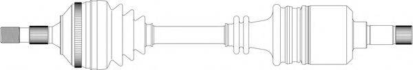 GENERAL RICAMBI CI3181 Приводний вал