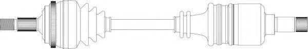 GENERAL RICAMBI CI3189 Приводний вал