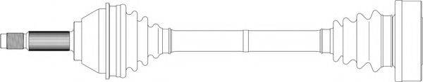 GENERAL RICAMBI FI3002 Приводний вал