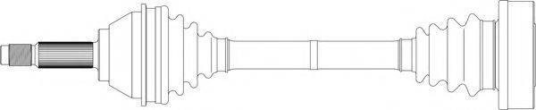 GENERAL RICAMBI FI3013 Приводний вал