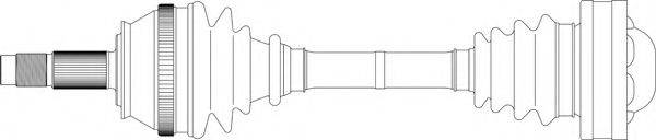 GENERAL RICAMBI FI3084 Приводний вал