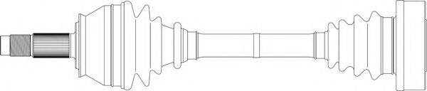 GENERAL RICAMBI FI3098 Приводний вал