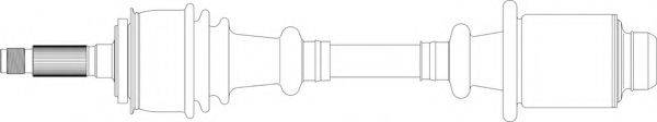 GENERAL RICAMBI PE3015 Приводний вал