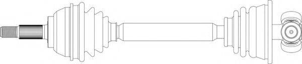 GENERAL RICAMBI RE3125 Приводний вал