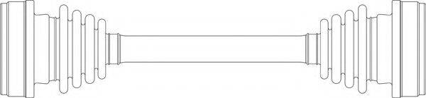 GENERAL RICAMBI WW3064 Приводний вал