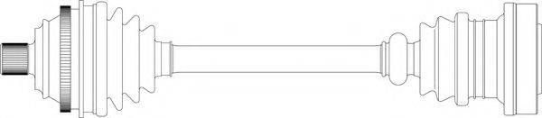 GENERAL RICAMBI WW3174 Приводний вал