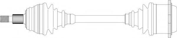 GENERAL RICAMBI WW3229 Приводний вал