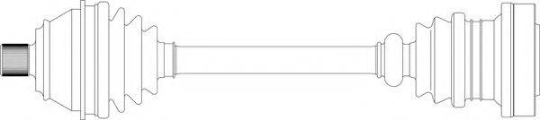 GENERAL RICAMBI WW3311 Приводний вал